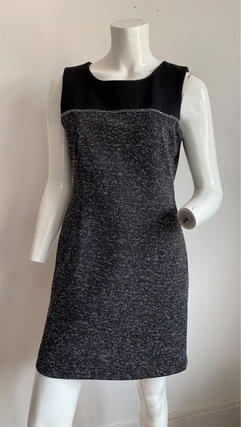Robe noire et grise Christine Laure taille 38