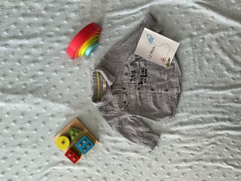 chemise manches longues rayé gris blanc 12 mois du pareil au même