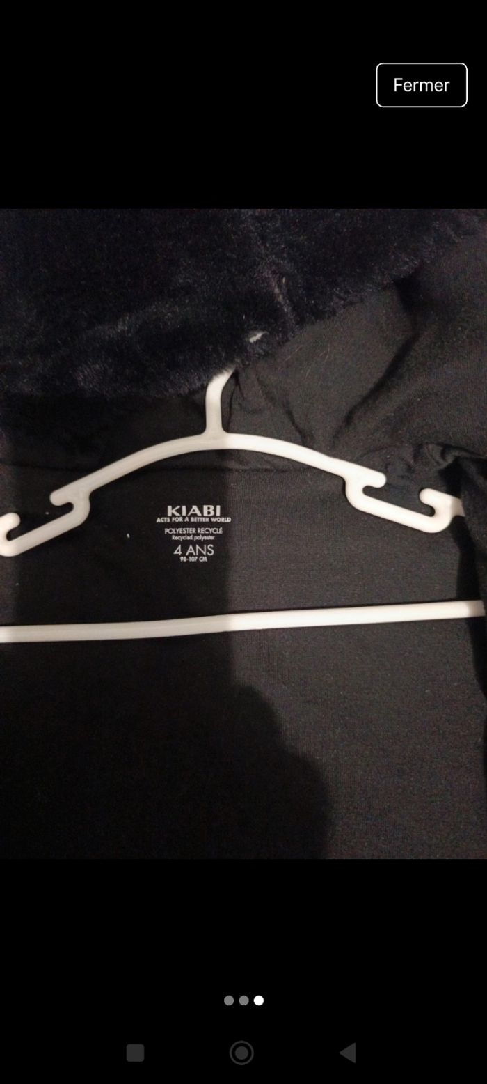 Manteau fille noir - photo numéro 3