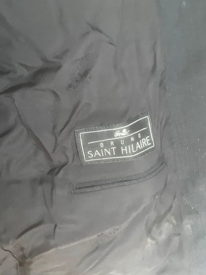 Veste costume noir Bruno saint hilaire - photo numéro 3
