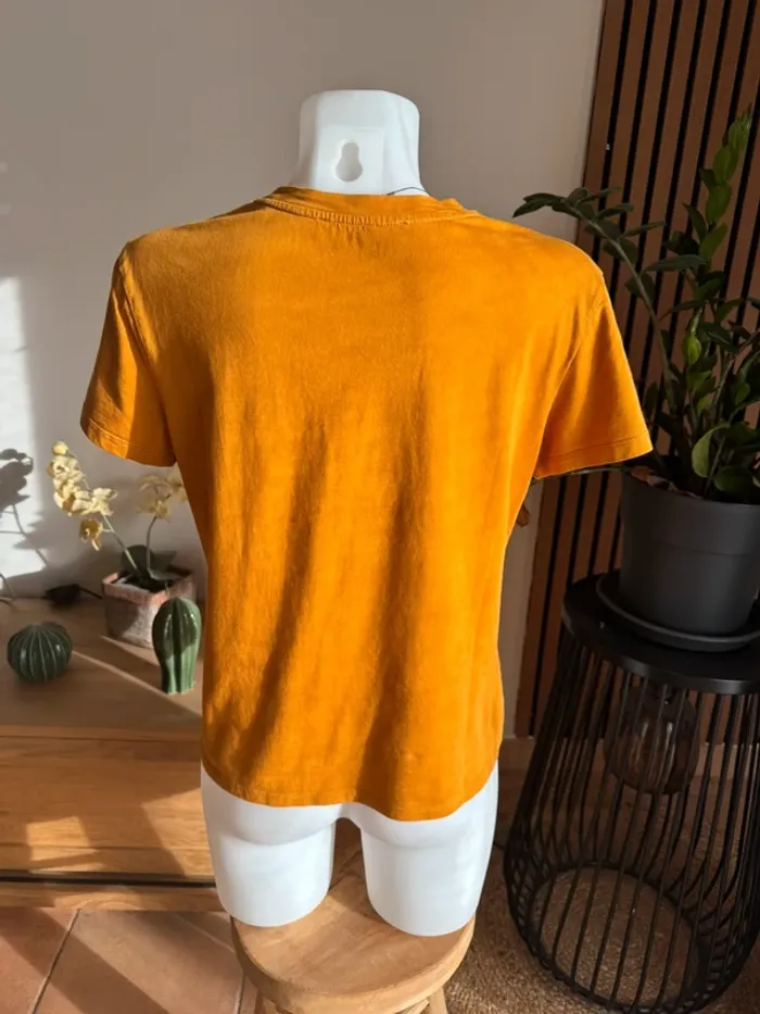 T-shirt moutarde - photo numéro 4