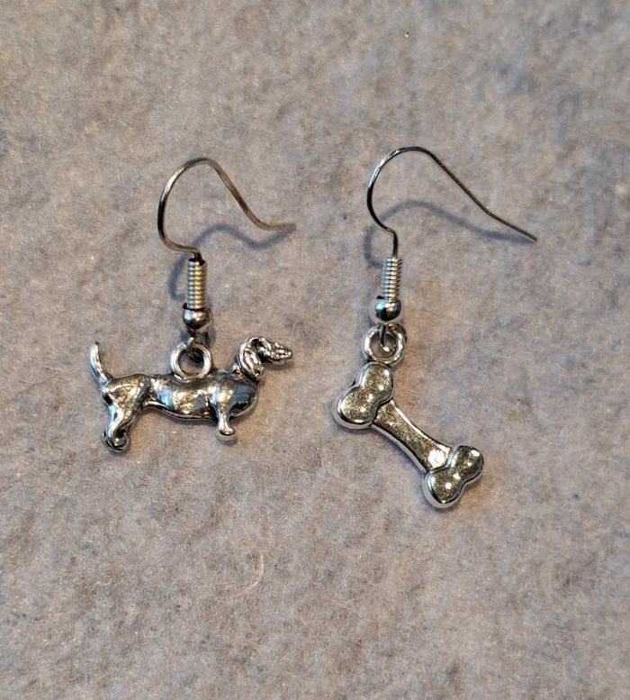 Boucles d'oreilles Chien