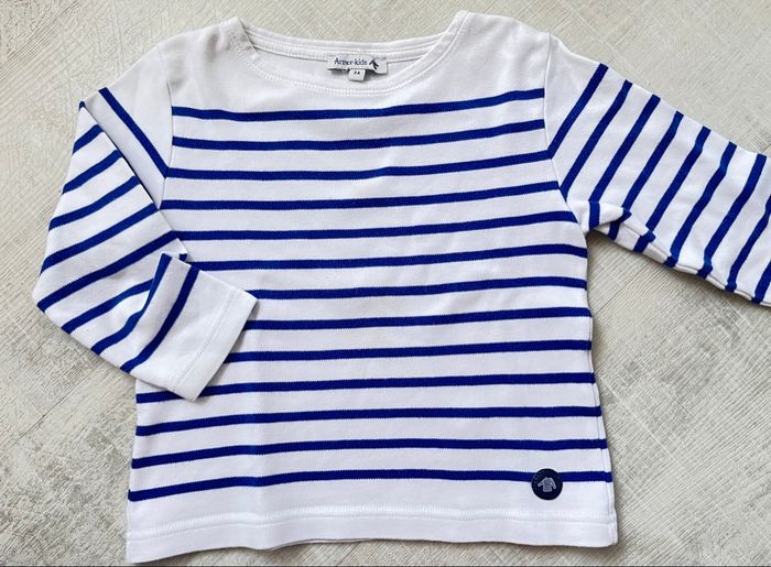 Lot 2  marinières armor lux -3 ans - photo numéro 2