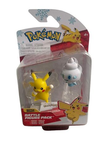 Figurines x 2 Battle Figure Pack Pikachu et Sorbebe Jazwares neuf