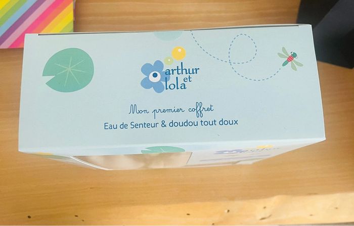 Cadeau de naissance Peluche grenouille et première eau - photo numéro 6