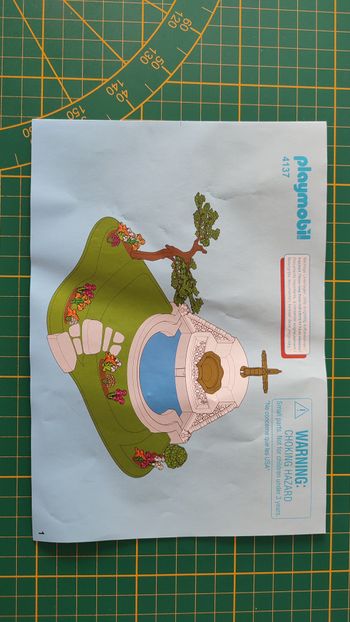 Notice seule 4137 pièce détachée Playmobil #E27