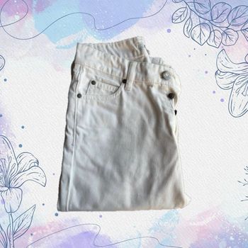 Jean BZB Beezbee  blanc taille 32 Neuf