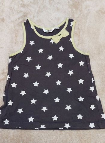 Tee-shirt sans manches avec bretelles fille 4 ans