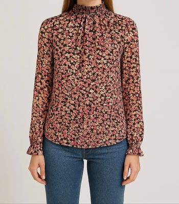 Blouse fluide imprimer h&m- taille xs - parfait état