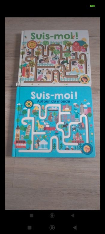 Lot de deux livre jeu Suis-moi !
