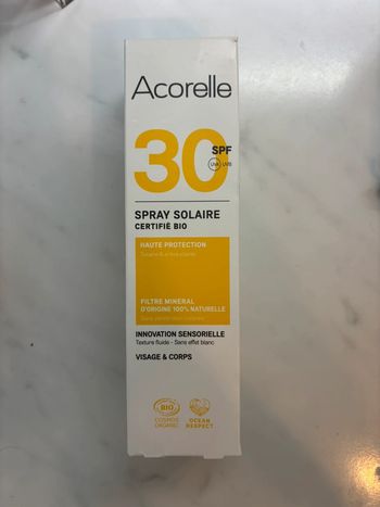 Spray solaire acorelle