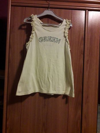 Débardeur fille jaune Kiabi