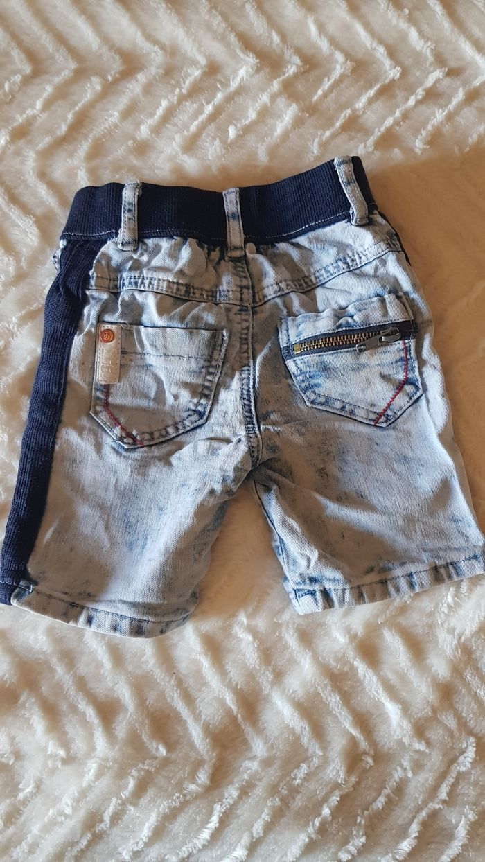 Short bleu ciel délavé - photo numéro 2