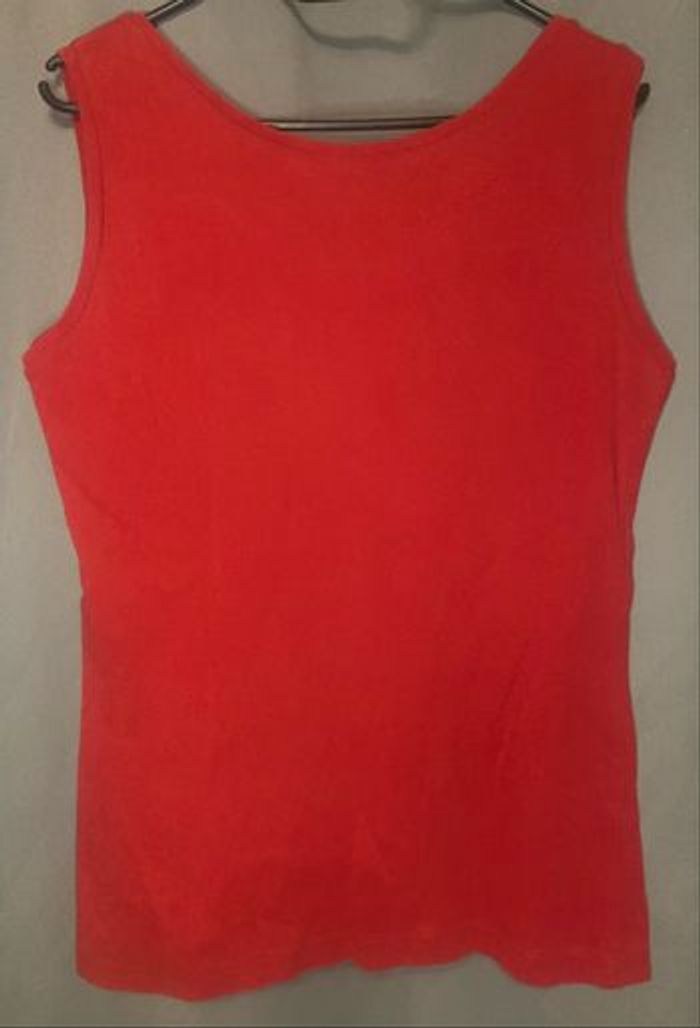 Débardeur »Via28 »rouge cerise - photo numéro 3