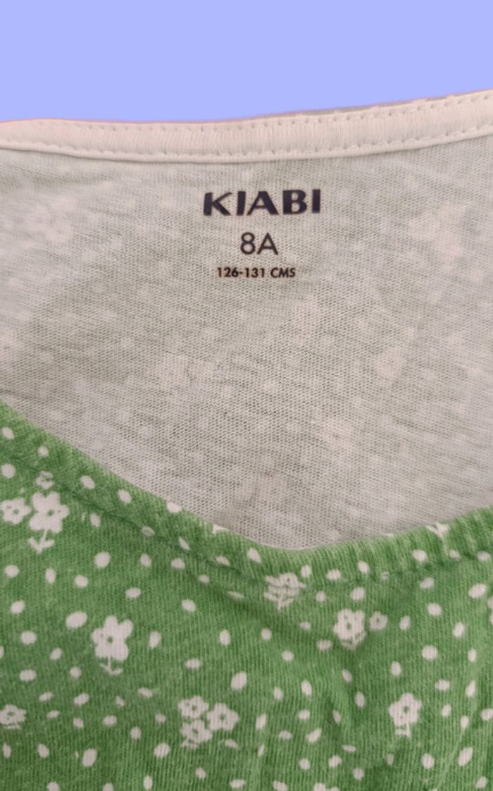 Robe d'été. Décor floral. 8 ans. Kiabi. - photo numéro 4