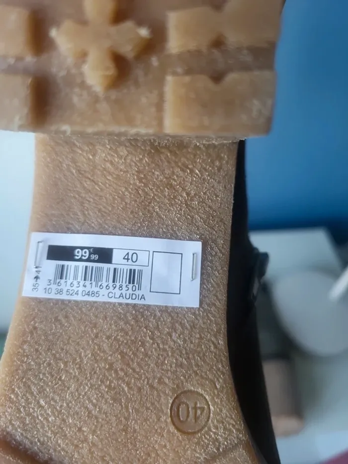 Boots kaki daim neuve eram taille 40 - photo numéro 5