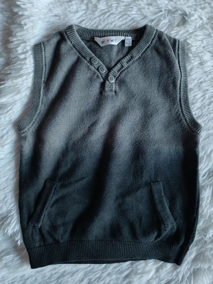 Pull sans manches col V T. 24 mois Kid kanaï - photo numéro 3