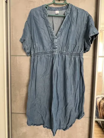 Robe de grossesse en jeans