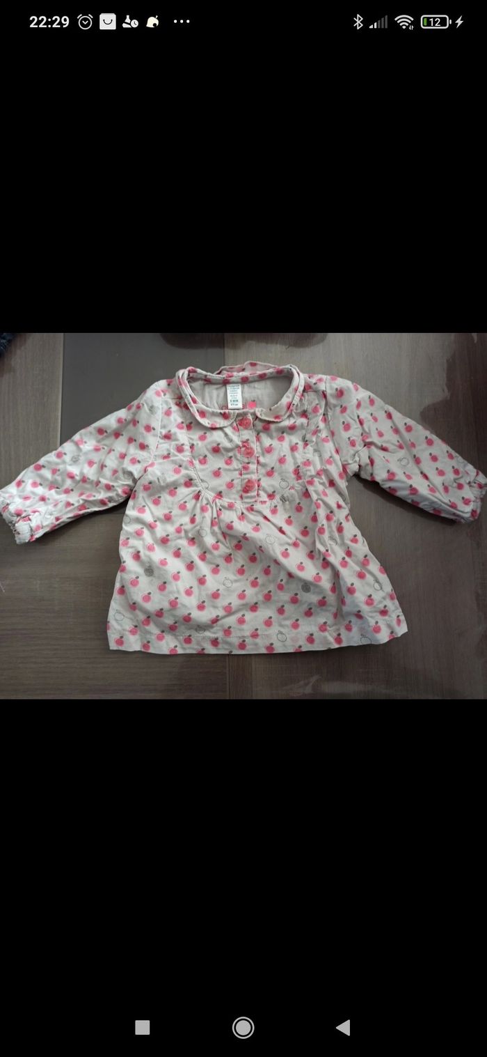 Chemise Okaidi 6 mois