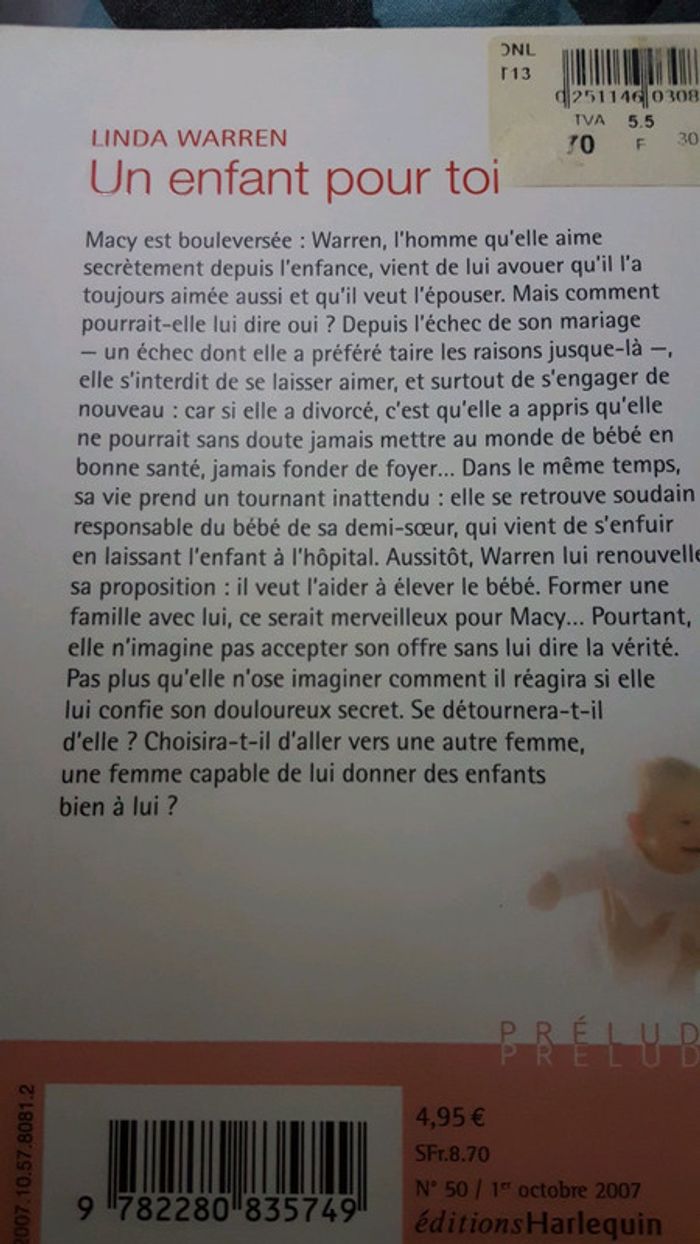 Livre " un enfant pour toi" - photo numéro 2