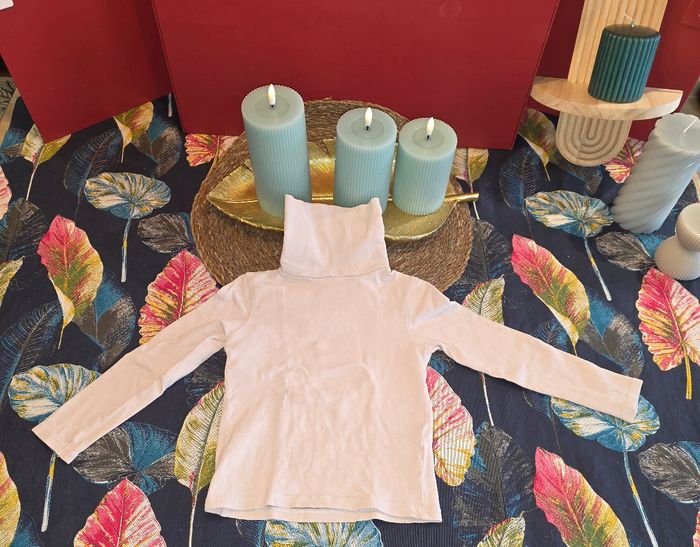 Sous pull rose clair 3 ans