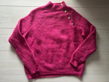 Maille Sézane Trudy fuchsia T. S