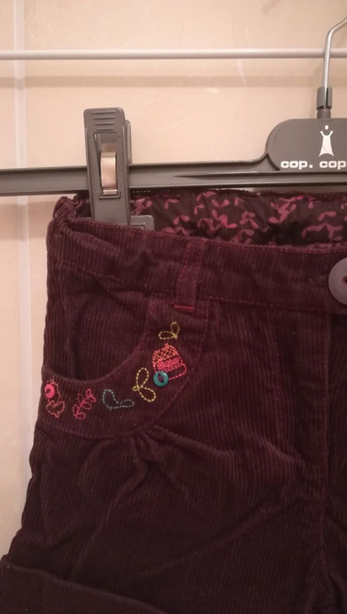 Short en velours T3 ans - V92B - photo numéro 2