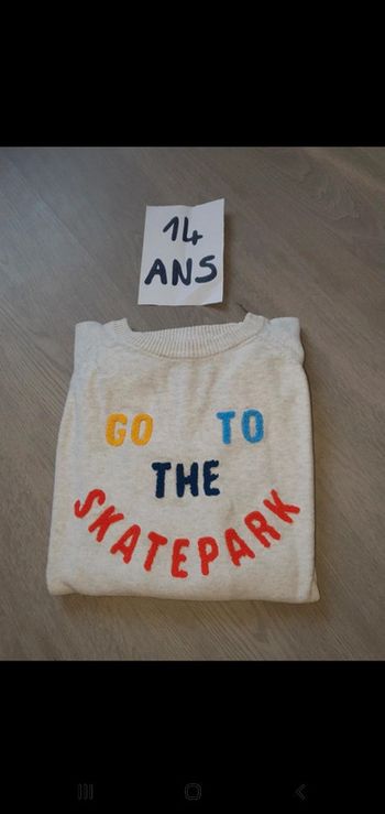 Pull 14ans garçon