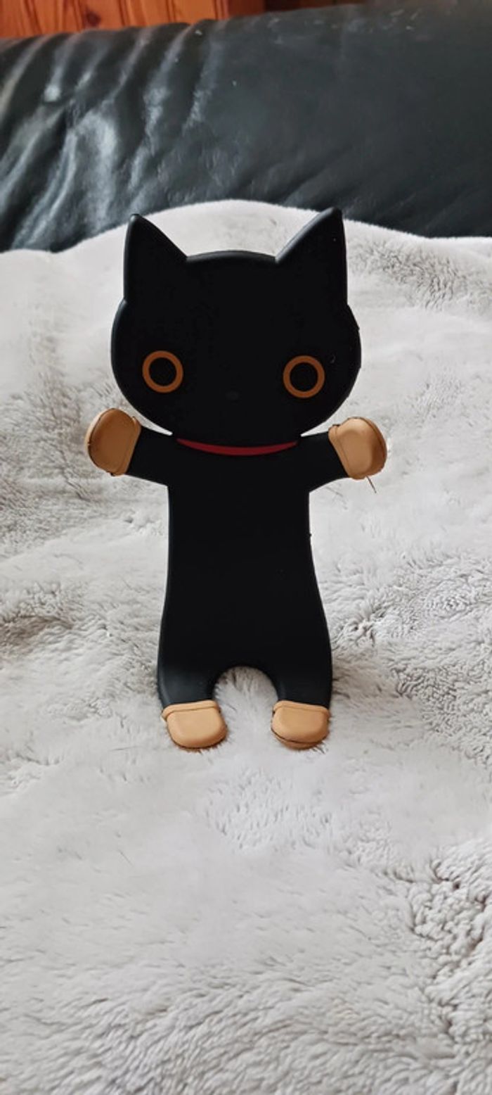 Porte téléphone chat noir - photo numéro 3