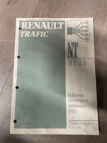 Renault trafic schéma électrique