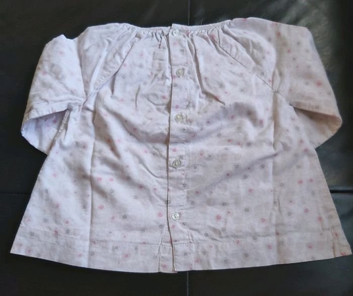 Ensemble chemisier manches longues et pantalon fille 12 mois en très bon état (78) - photo numéro 7