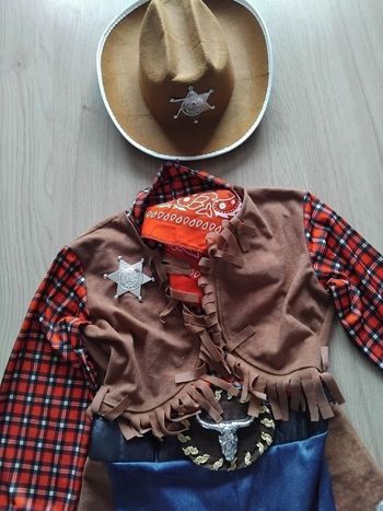 Déguisement Cow-Boy 8 ans Garçon Carnaval Complet avec Chapeau 