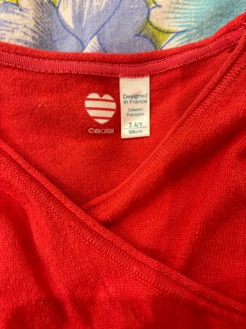 Gilet fille 3 ans Obaïbi 