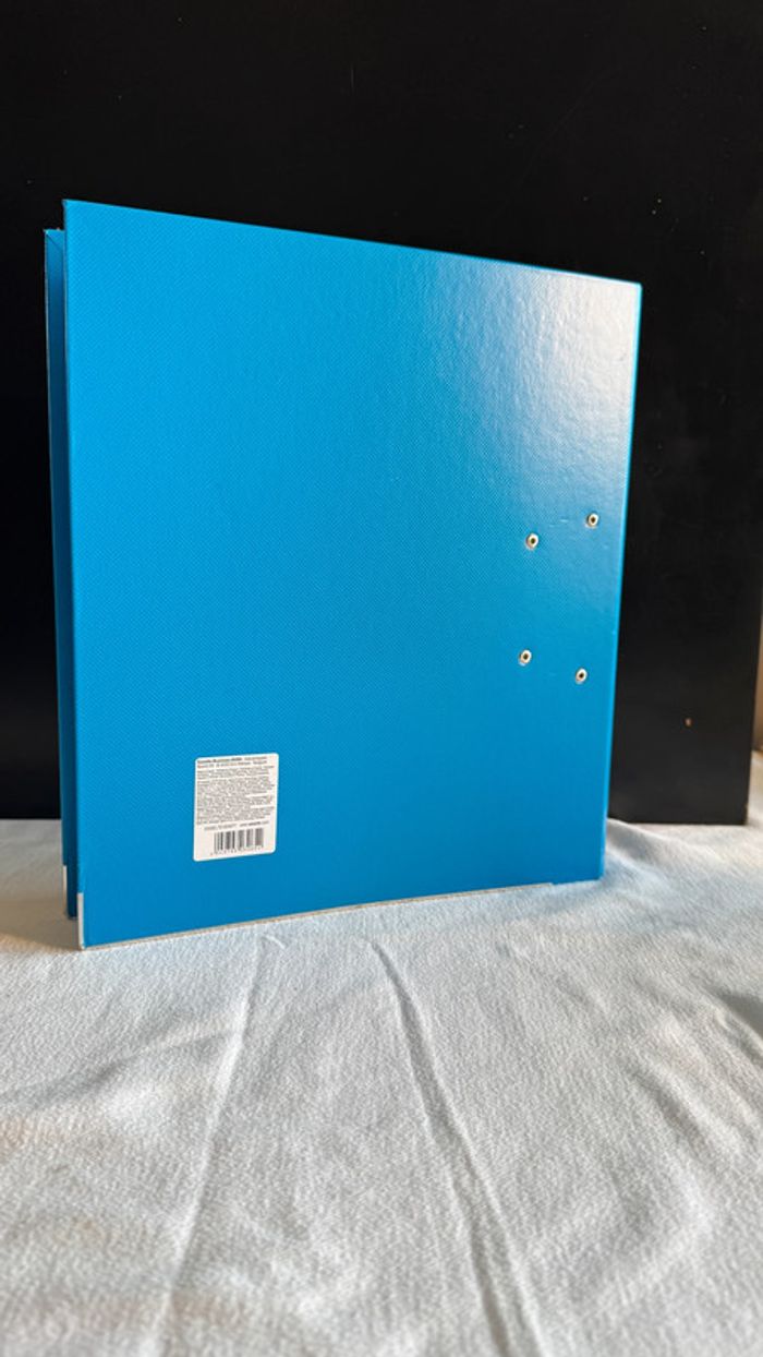 Classeur à levier Esselte Bleu - photo numéro 4