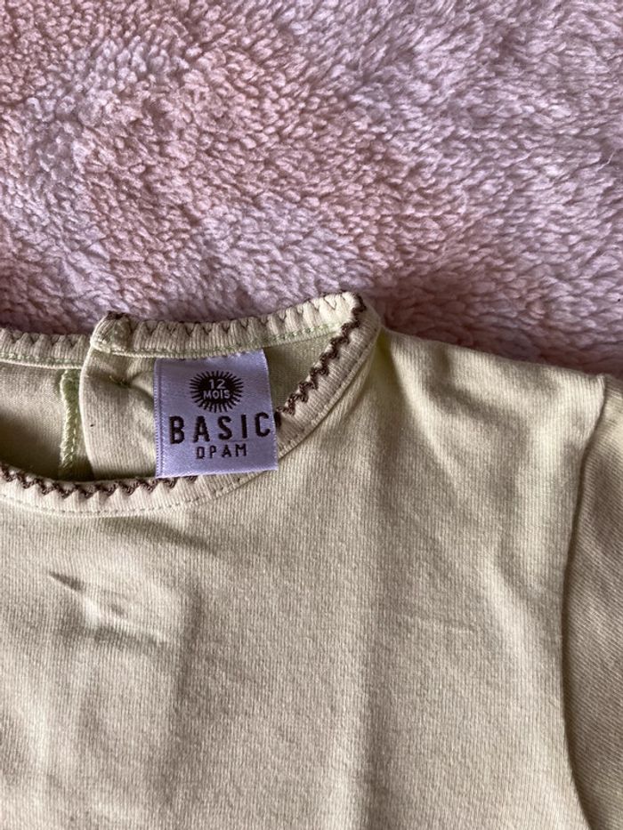 Tee shirt dpam 12 mois vert - photo numéro 2