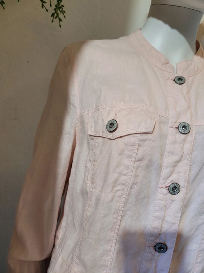 Veste chemise en lin - photo numéro 4