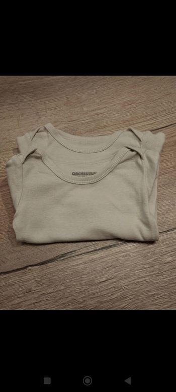 Lot 2 bodies manches longues, taille 6 mois, collection 2025