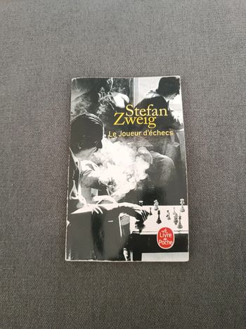 Livre Stefan Zweig " le joueur d'échecs"