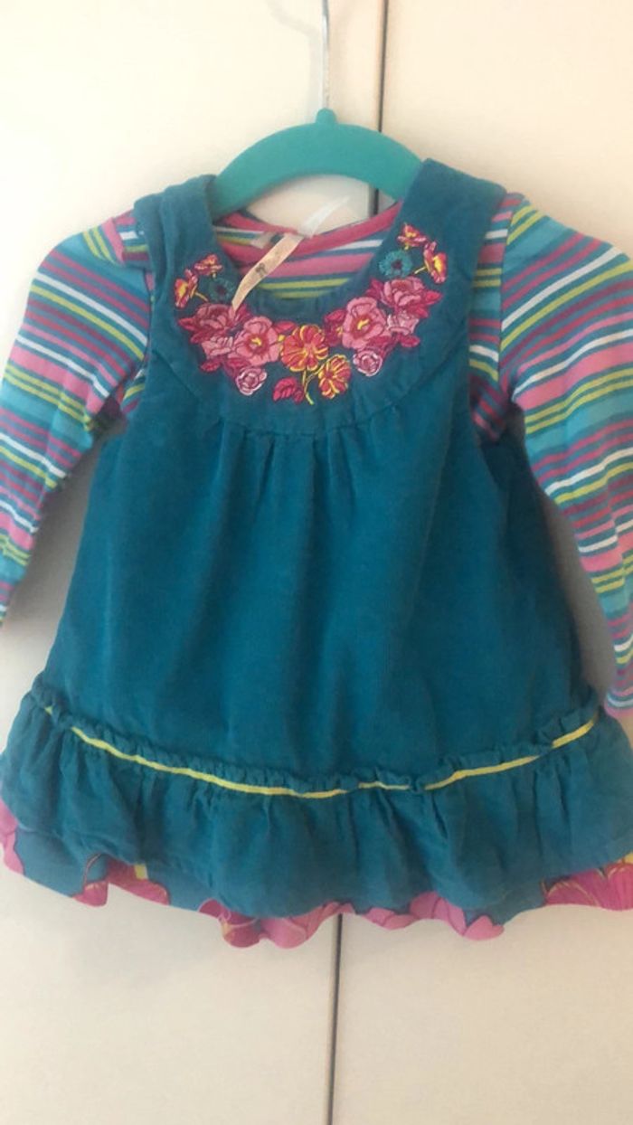 Robe et tee shirt ml 6 mois - photo numéro 4