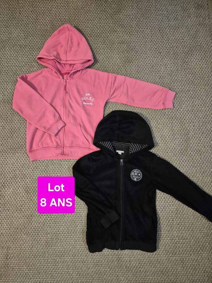 Lot de 2 gilets sweets fille - 8 ans