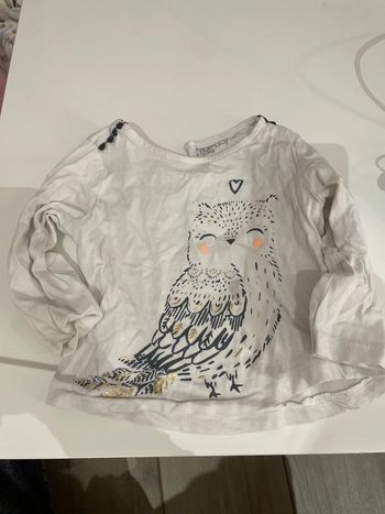 Tee shirt manche longue 18 moi