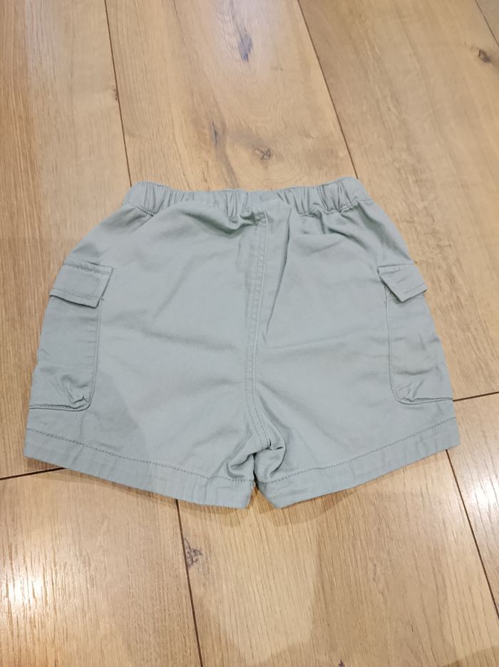 Short vert/gris bébé garçon 86cm soit 18/24 mois h&m - photo numéro 4