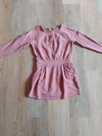 Robe fille tao tape a l oeil 8 ans rose plutôt automne hiver