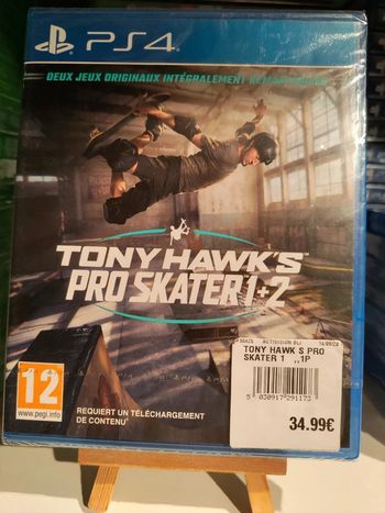 Tony Hawk's Pro Skater 1 et 2 PS4 neuf sous blister