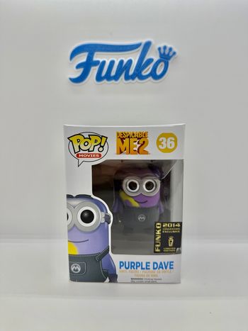 Funko Pop Despicable Me 2 Purple Dave 36 SDCC 2014