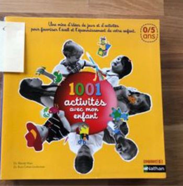 Livre 1001 activités 0/5 ans Nathan