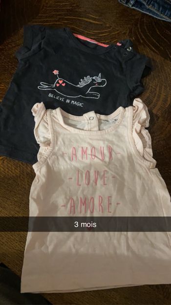 Lot fille 3 mois
