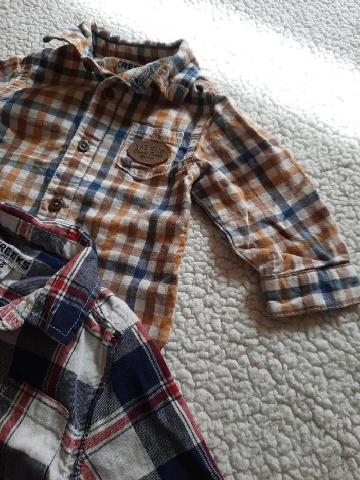 Lot 2 chemises Creeks 6 mois - photo numéro 3