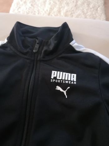Veste Puma 7-8 ans noire