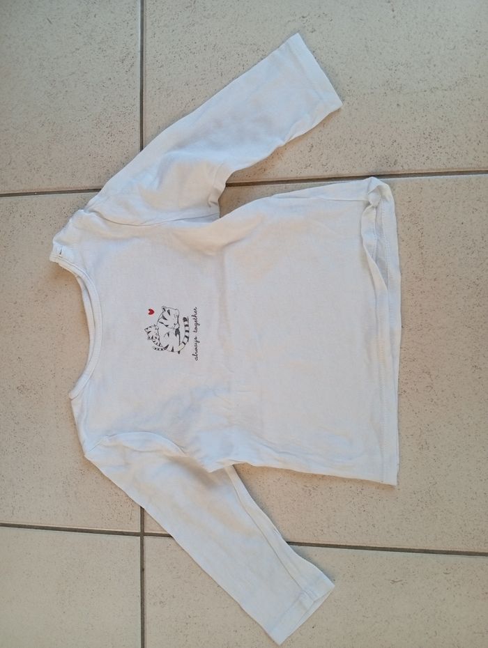 T-shirt manches longues 18 mois Kiabi